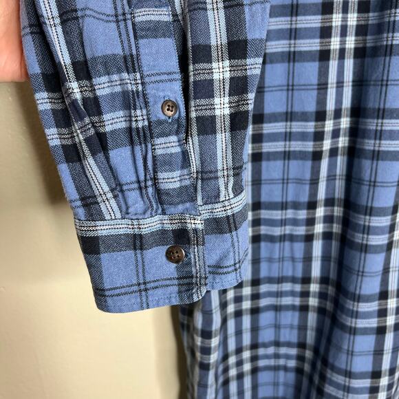 Timberland Flannel Shirt XXL Mens Button Up Preppy Going Out Work Plaid Casual - Picture 5 of 7